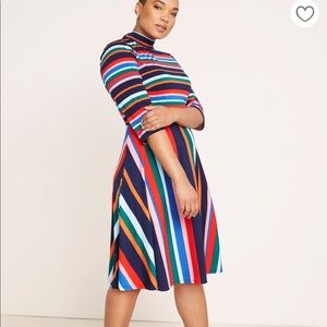 Elloqui NWT Fit in Flare dress, plus size 18.